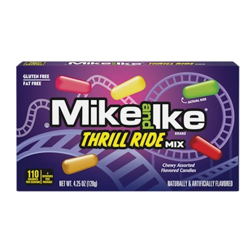Mike & Ike Thrill Ride Mix Theatre Box 120g