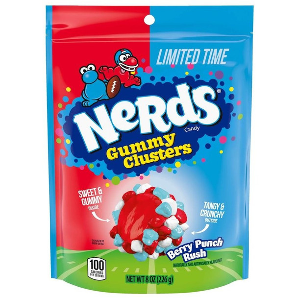 Nerds Gummy Clusters Berry Punch Rush 226g