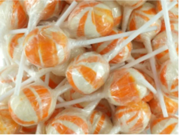 Ball Lollipop Orange 1kg SALE SPECIAL