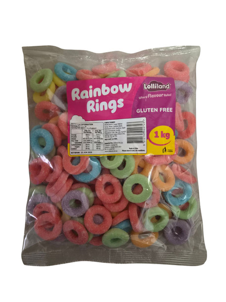 lolliland rainbow rings 1kg