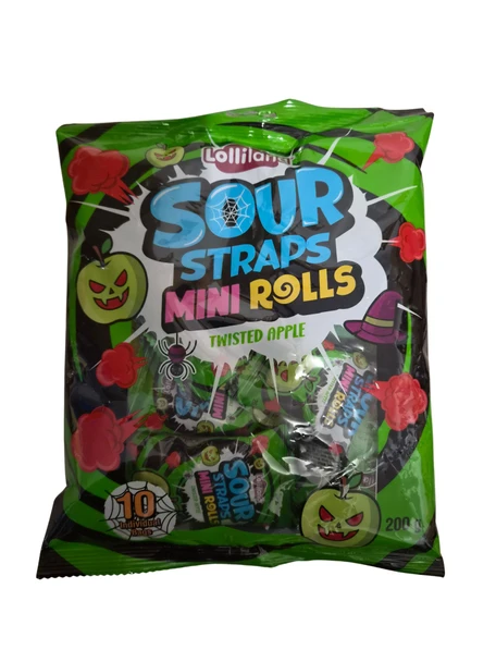sour straps mini rolls
