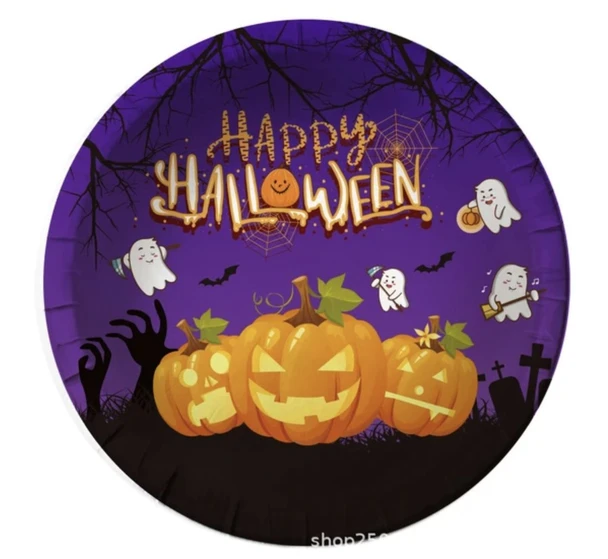 Halloween Plates Large