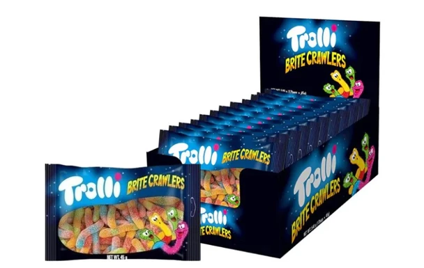 trolli brite crawlers 12 x 45g