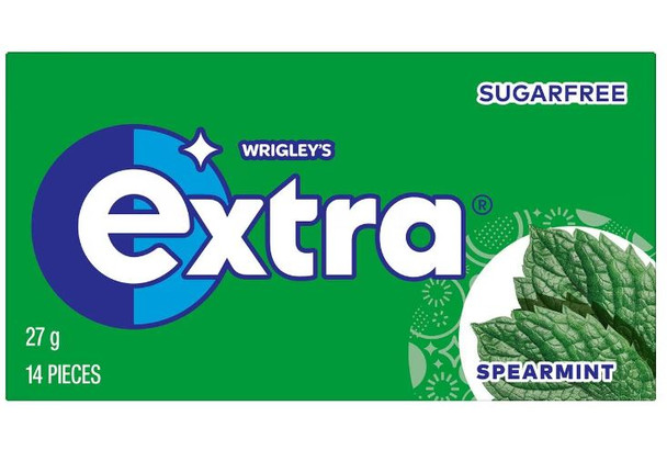 wrigleys extra spearmint envelope chewing gum