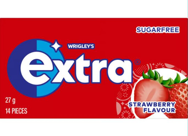 extra strawberry wrigleys single