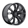 Performance Replicas PR137 20X9 GLOSS BLACK 5X115 - 137GB-299026
