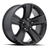 Performance Replicas PR155 20X9 SATIN BLACK 5X5.5 - 155SB-298518