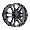 Performance Replicas PR158 20X9 GLOSS BLACK 6X5.5 - 158GB-295824