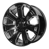 Performance Replicas PR162 22X9 GLOSS BLACK WITH CHROME ACCENTS 6X5.5 - 162GC-2295824