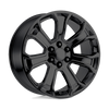 Performance Replicas PR166 20X9 GLOSS BLACK 6X5.5 - 166GB-295824