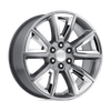 Performance Replicas PR168 22X9 HYPER SILVER WITH CHROME ACCENTS 6X5.5 - 168HC-2295824