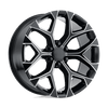 Performance Replicas PR176 22X9 GLOSS BLACK MILLED 6X5.5 - 176M-2295824
