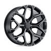 Performance Replicas PR176 20X9 GLOSS BLACK MILLED 6X5.5 - 176M-295824