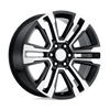 Performance Replicas PR182 24X10 GLOSS BLACK MACHINED 6X5.5 - 182BM-2415831