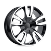 Performance Replicas PR188 20X9 GLOSS BLACK MACHINED 6X5.5 - 188BM-295824