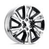 Performance Replicas PR202 22X9 CHROME WITH GLOSS BLACK ACCENTS 6X5.5 - 202CG-2295828