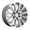 Performance Replicas PR211 22X9 SILVER MACHINED FACE 6X5.5 - 211SM-2295828