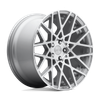 Rotiform 1PC R110 BLQ 19X8.5 GLOSS SILVER MACHINED 5X112 - R1101985F8+35