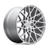 Rotiform 1PC R110 BLQ 19X8.5 GLOSS SILVER MACHINED 5X112 - R1101985F8+45