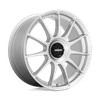 Rotiform 1PC R170 DTM 17X8 SILVER 5X4.25/4.5 - R170178002+40