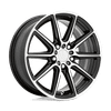Ruff THROTTLE 18X8 GLOSS BLACK W/ MACHINED FACE 5X100/4.5 - 1880RDT385D04F72