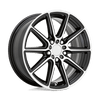 Ruff THROTTLE 18X8 GLOSS BLACK W/ MACHINED FACE 5X4.25/4.5 - 1880RDT385D84F72