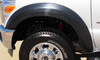 Lund EX314S Elite Series Black Extra Wide Style Smooth Finish 4-Piece Fender Flare Set for 2011-2016 Ford F-250, F-350 (Excludes Dually)