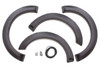 Lund RX314S Elite Series Black Rivet Style Smooth Finish 4-Piece Fender Flare Set for 2011-2016 Ford F-250, F-350 (Excludes Dually)