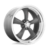 American Racing Vintage VN215 CLASSIC TORQ THRUST II 20X10 MAG GRAY MACHINED LIP 5X5.5 - VN2152176US
