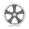 American Racing Vintage VN215 CLASSIC TORQ THRUST II 16X8 MAG GRAY MACHINED LIP 5X4.5 - VN2156865
