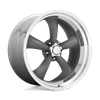 American Racing Vintage VN215 CLASSIC TORQ THRUST II 18X9 MAG GRAY MACHINED LIP 5X4.75 - VN2158961