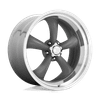American Racing Vintage VN215 CLASSIC TORQ THRUST II 18X9 MAG GRAY MACHINED LIP 5X4.75 - VN2158961