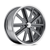 American Racing Vintage VN407 17X7 TWO-PIECE MAG GRAY CENTER POLISHED BARREL BLANK - VN407770XX