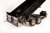 6X12 DUMP TRAILER - HEAVY DUTY MODEL WITH POWDER COAT FINISH | 498PCR