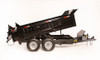 6X12 DUMP TRAILER - HEAVY DUTY MODEL WITH POWDER COAT FINISH | 498PCR