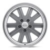 American Racing Vintage VN527 427 MONO CAST 17X9 MAG GRAY MACHINED 5X4.75 - VN52779034400