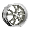 American Racing Vintage VN801 DAYTONA 20X9.5 MAG GRAY CENTER MACHINED LIP 5X4.5 - VN80129512415
