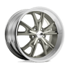 American Racing Vintage VN801 DAYTONA 20X9.5 MAG GRAY CENTER MACHINED LIP 5X4.5 - VN80129512415