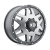 XD XD130 MACHETE DUALLY 17X6.5 MATTE GRAY BLACK RING 8X6.5 - XD130765804111
