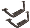 Go Rhino Drop Steps for Dominator Xtreme D6, Pair - Textured Powder Coat - D6410000T
