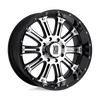 XD XD795 HOSS 18X9 GLOSS BLACK MACHINED 8X6.5 - XD79589080818