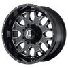 XD XD808 MENACE 18X9 GLOSS BLACK WITH MILLED ACCENTS 5X150 - XD80889058300