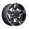 XD XD811 ROCKSTAR II 20X12 MATTE BLACK MACHINED 8X6.5 - XD81121280544N XD XD811 ROCKSTAR II 20X12 MATTE BLACK MACHINED 8X6.5 - XD81121280544N