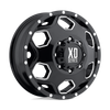 XD XD815 BATALLION 22X8.25 GLOSS BLACK WITH MILLED ACCENTS 8X210 - XD81522889398N
