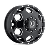 XD XD815 BATALLION 22X8.25 GLOSS BLACK WITH MILLED ACCENTS 8X210 - XD81522889398N