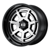 XD XD824 BONES 22X10 GLOSS BLACK MACHINED FACE 5X5.0 - XD82422050518N