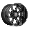 XD XD825 BUCK 25 20X12 GLOSS BLACK MILLED 8X6.5 - XD82521280344N