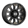 XD XD829 HOSS II 18X9 SATIN BLACK MACHINED DARK TINT 5X5.5 - XD82989085900