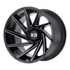 XD XD834 CYCLONE 22X10 SATIN BLACK MILLED 8X6.5 - XD83422080918N