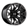 XD XD841 BONEYARD 20X10 GLOSS BLACK MILLED 5X5.0 - XD84121050318N